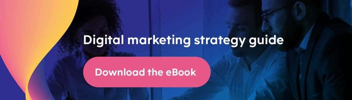 CTA button - Digital marketing strategy guide - eBook download