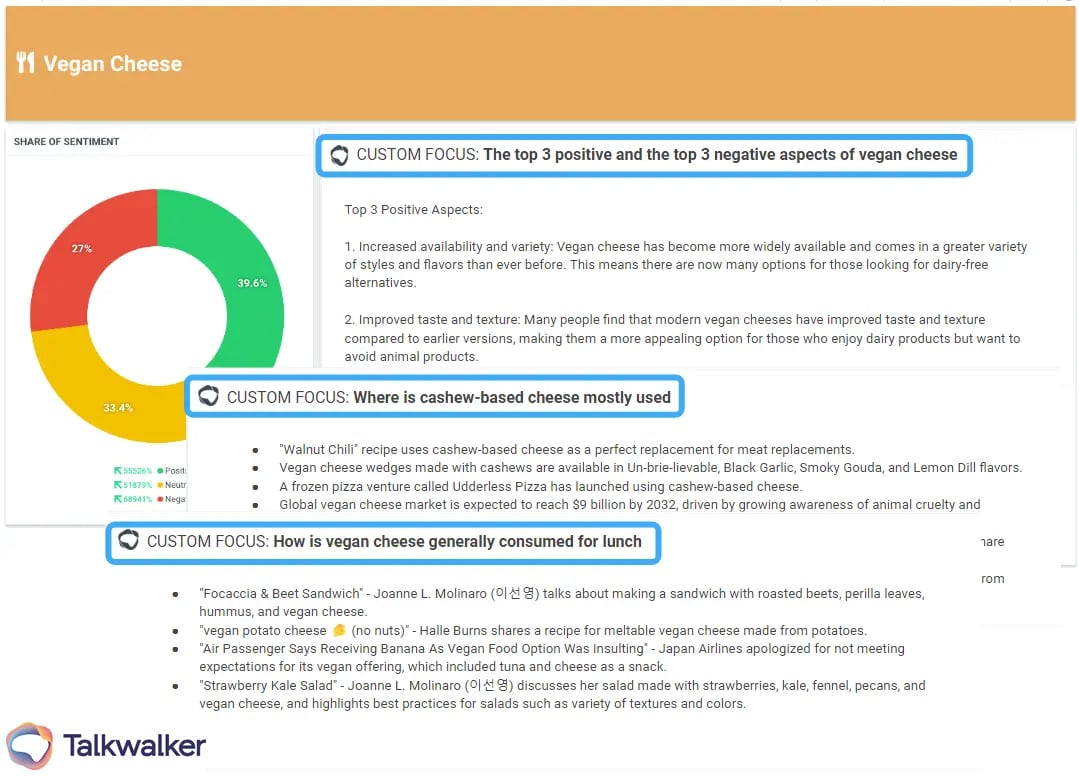 Custom Focus for Insights