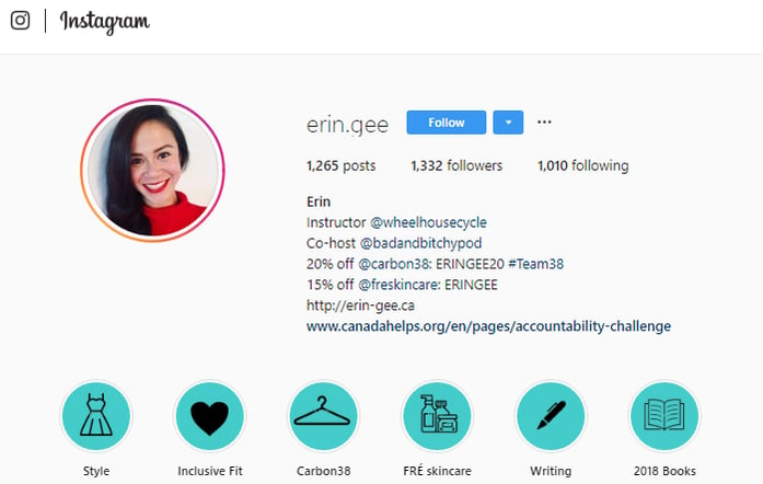 Nano-influencer - Erin Gee