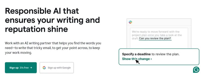 Grammarly - PR tools