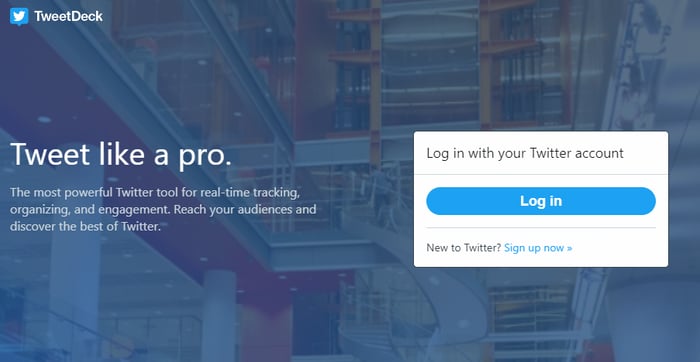 Tweetdeck - social media management tool