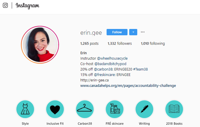 Nano-influencer - Erin Gee