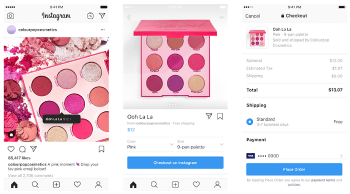 Instagram Checkout