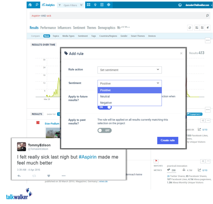 talkwalker dashboard