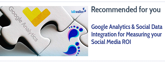 google analytics & social data report