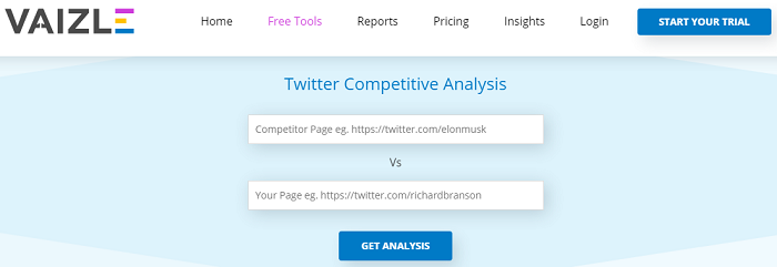 social media analytics tools - vaizle